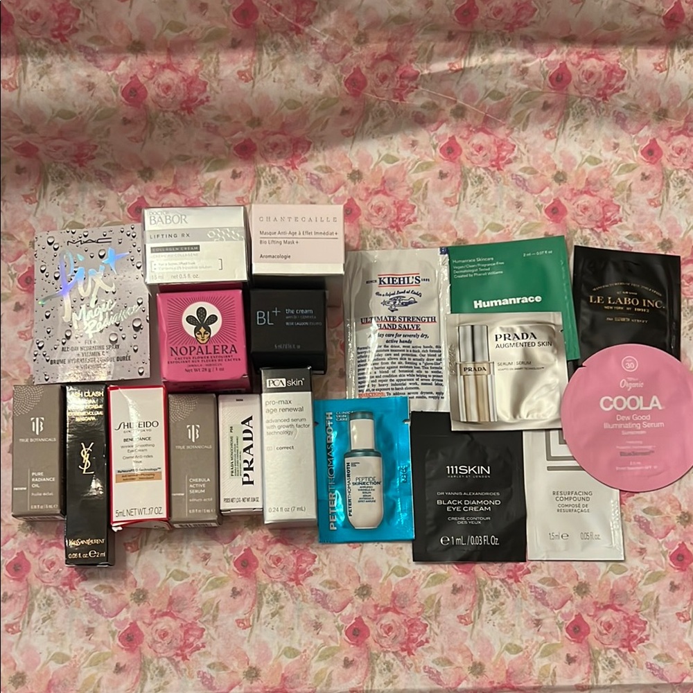YSL, Prada, MAC, Chantecaille, Shiseido, babor,BL+